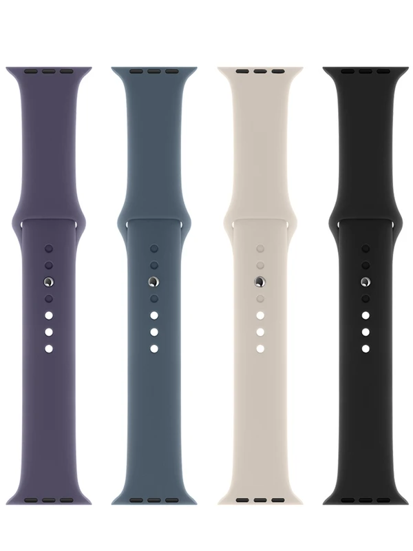 Bracelet silicone sport pour Apple Watch 40 à 49 mm