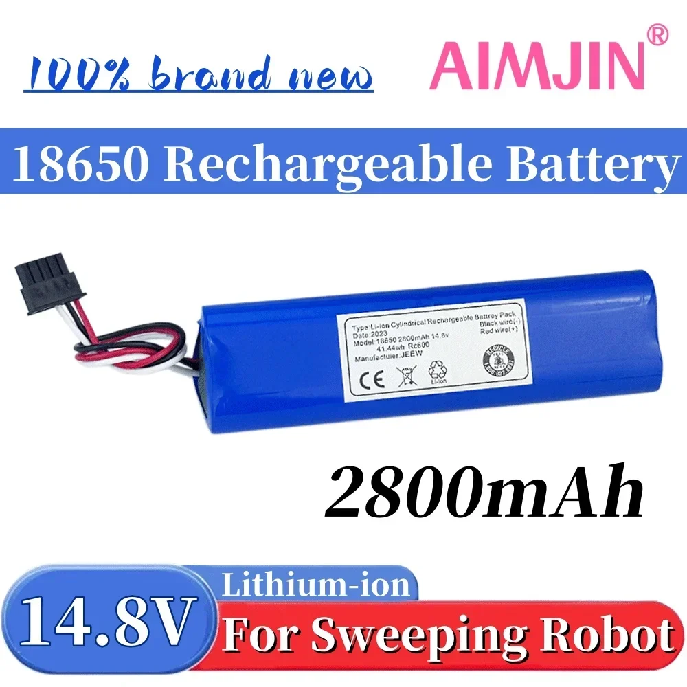 18650 4S1P 14.8V 2800mAh Sweeper Battery for Xiaomi Mijia Mi Robot Vacuum-Mop P Sweeping Mopping Robot STYTJ02YM Li-ion Battery