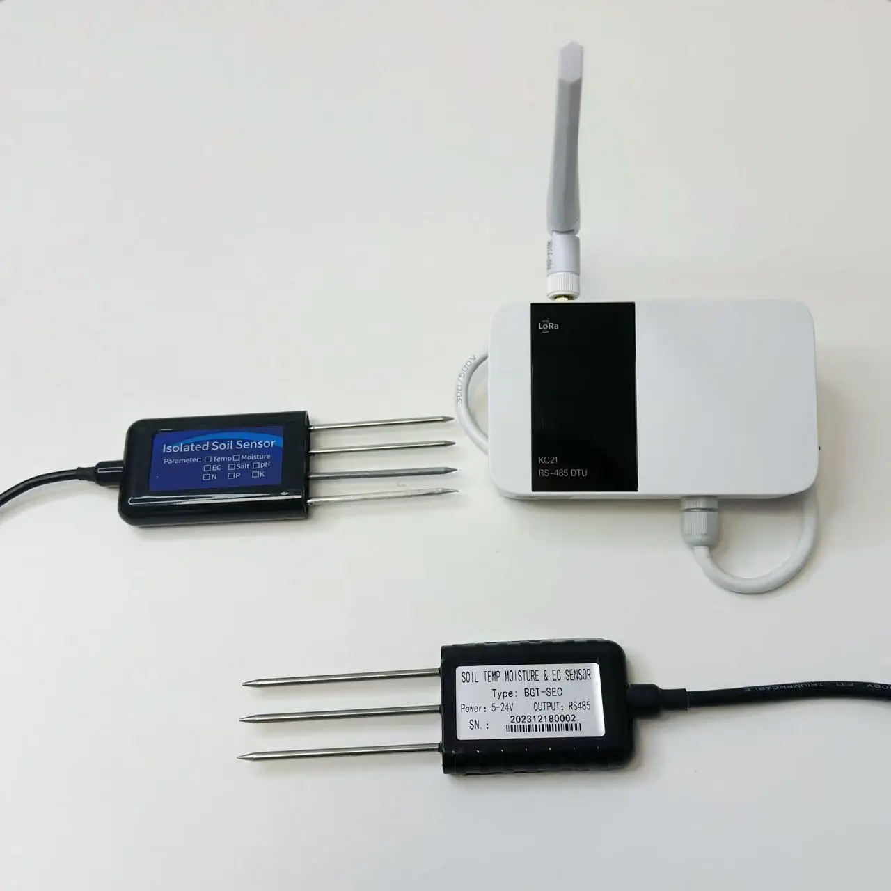 

Agricultural Sensor (RS485/4-20mA/LoRaWAN) with NPK, EC, Moisture, PH & Temp