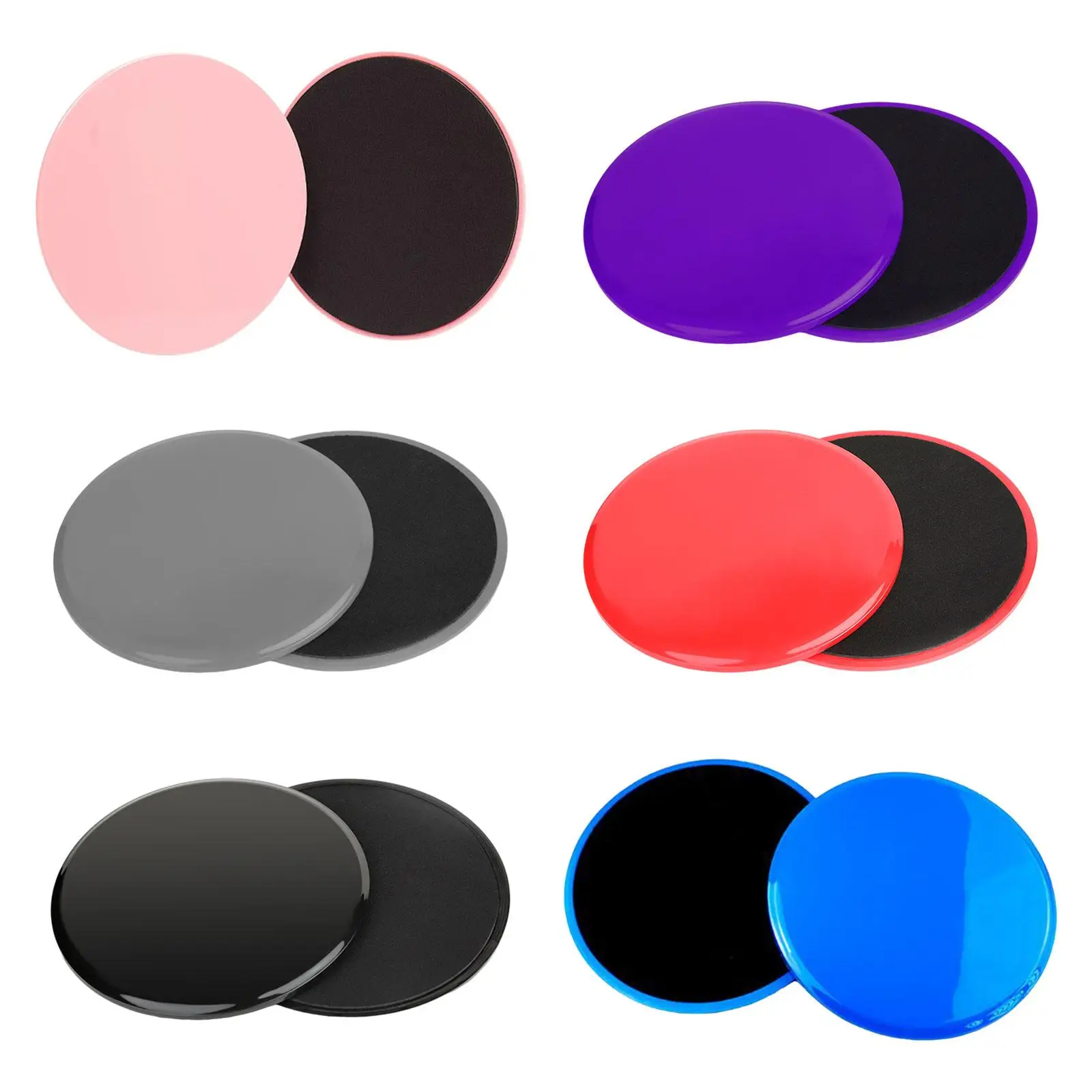 2Pcs Gliding Discs Slider Fitness Disc Exercise Sliding Plate For Yoga Gym Abdominal Core Training Exercise Equipment