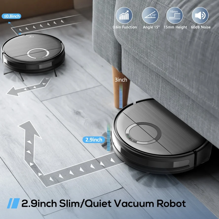 Random Self Charge Vacuum Robot Cleaner With Mopping Wifi App Smart Sweep Robot Vacuum Cleaner