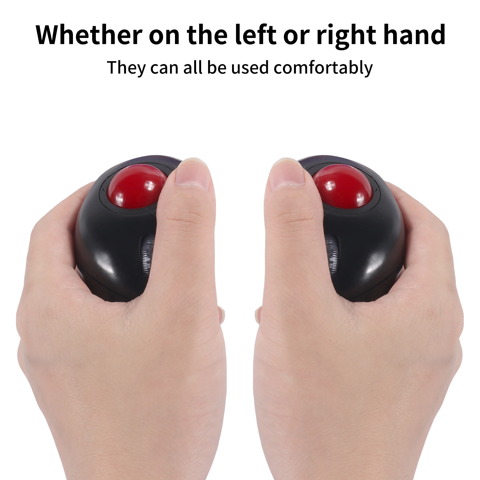 

Wired Trackball Mouse Floating and Desktop Dual-Use Ergonomic Design Wide Compatible Office Use Work Speech