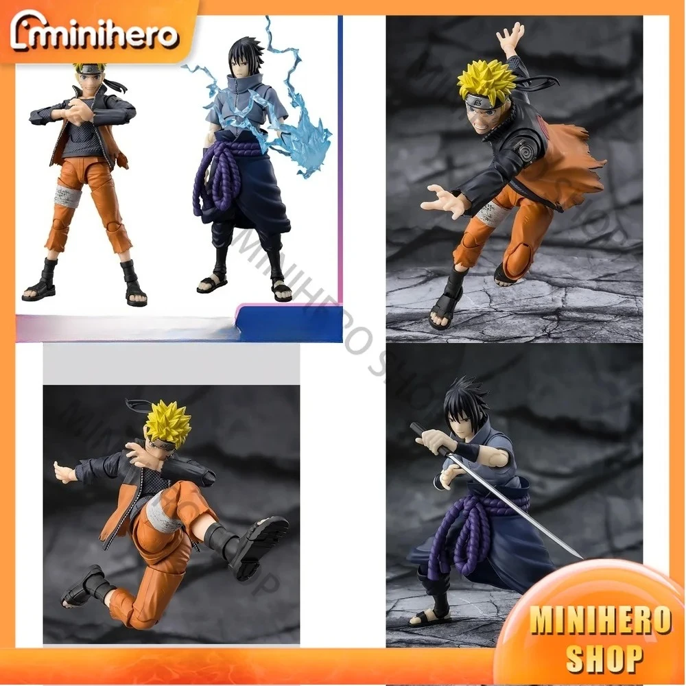 

BANDAI S.H.Figuarts Naruto Uzumaki & Sasuke Uchiha The Power To Unite Solitary Shinobi Anime Action Figure Collectible Model