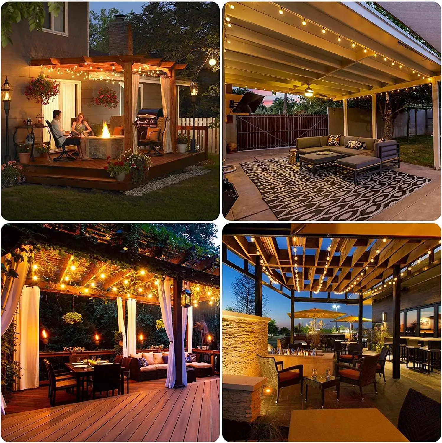 G40 Clear Glass Led Bulb E27 12v DC 24V 1W Vintage Replaceable Table Lamp Pendant For String Light Outdoor Christmas Decoration