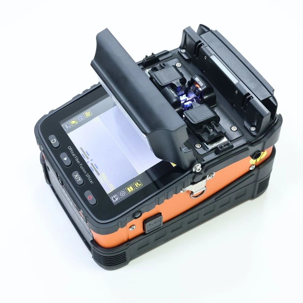 ขายร้อน AI-5 อัตโนมัติ Splicing เครื่อง 4 มอเตอร์ Optical Fiber Fusion Splicer สําหรับ FTTH เพิ่มประสิทธิภาพสําหรับ WiFi และ GPRS Networks