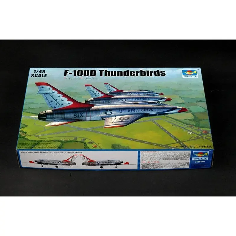 

Trumpeter 02822 1/48 F-100D в печенье Thunderbirds — набор масштабной модели