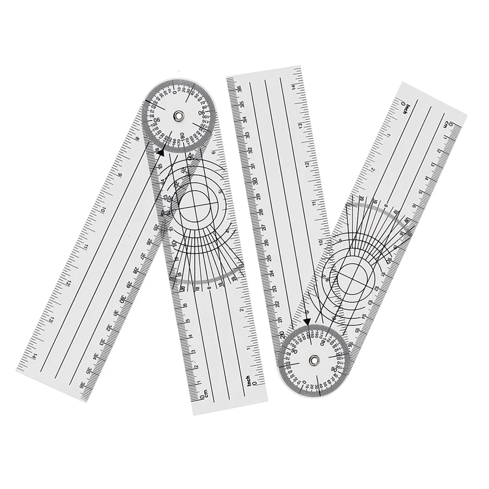 

Гониометр, физиотерапия, вращение на 360 градусов, транспортир, физиотерапия ПВХ для физиотерапии, Спортивная терапия, 4 шт.