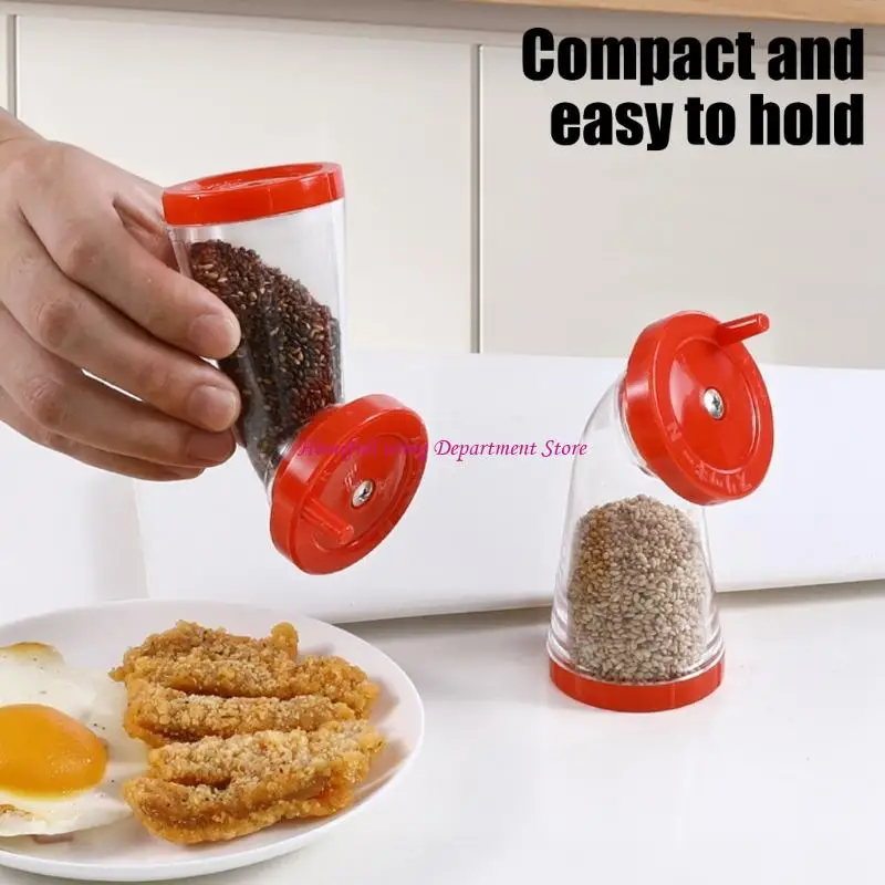 Multipurpose Manual Grinder Plastic Housing Even Spices Distribution For Health Focusing Home Cooks Daily Use