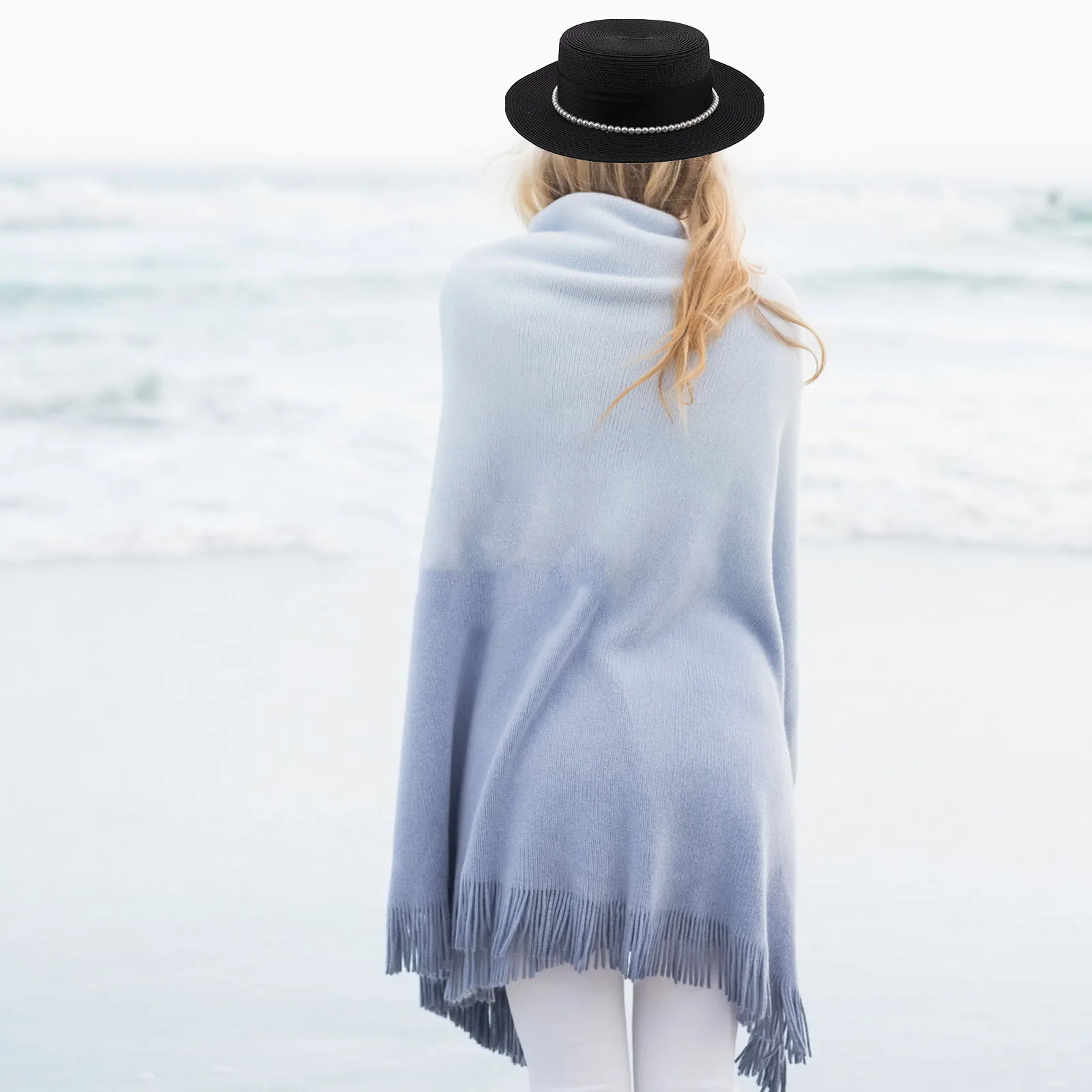 

Handwoven Sun Hat Wide Brim Straw Beach Hats for Women Vacation Pearl Decorated Lightweight Breathable Summer Sun Protection