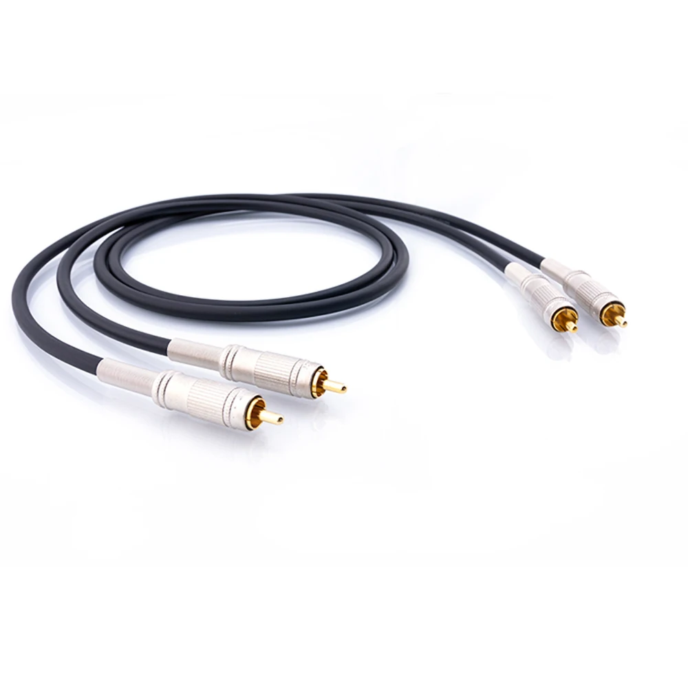 High Quality Handmade Mogami 2534 Pure Copper Hifi Audio Cable RCA Interconnect Cable Audio RCA To RCA Audio Cable Canare Pulg