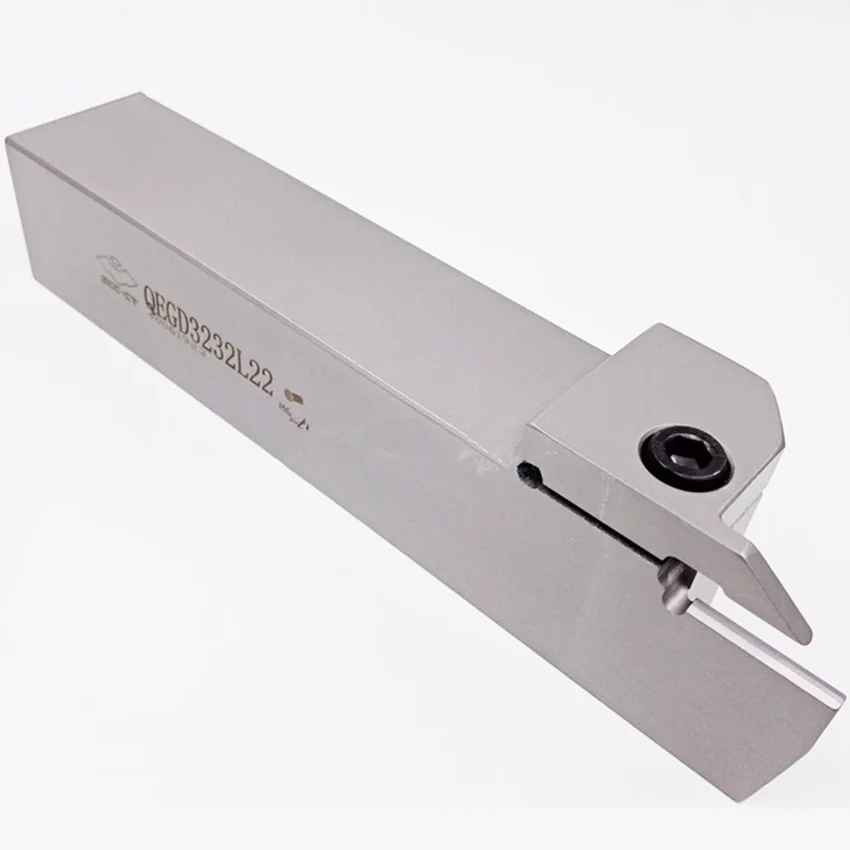 QEGD3232R13/QEGD3232L13/QEGD3232R22/QEGD3232L22 ZCC.CT herramientas de ranurado de corte herramienta de torneado externo para insertos de 4,00mm 1 unidad/caja