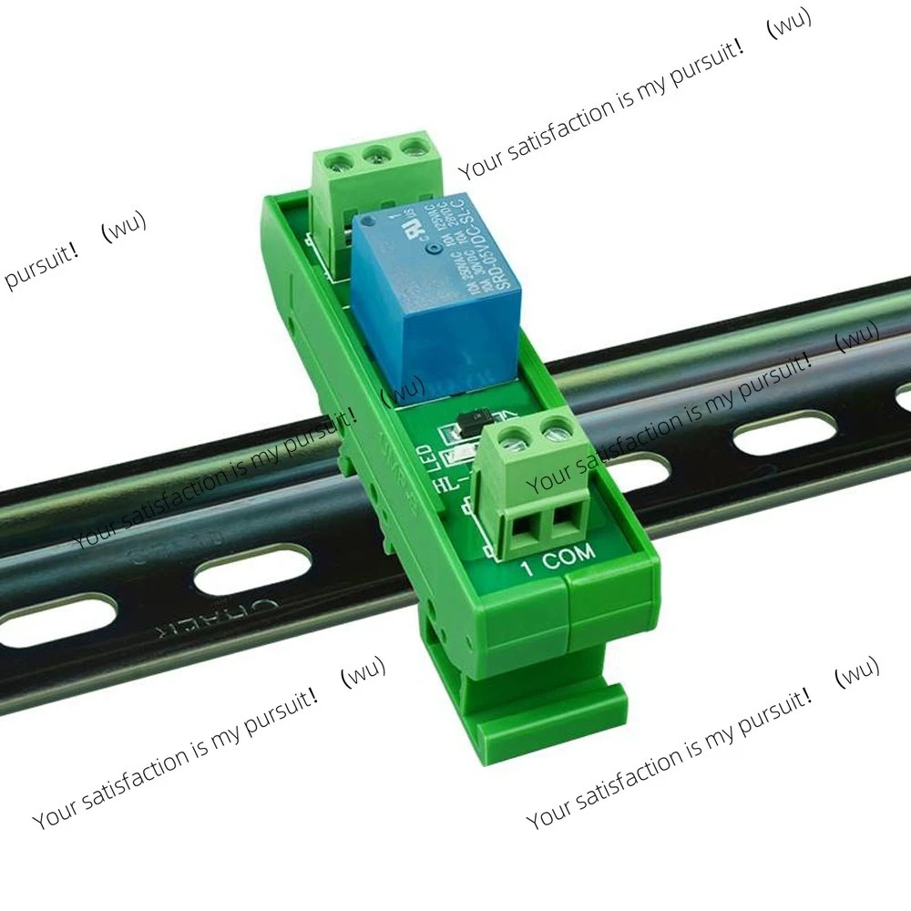 DIN 5/12/24 V Single Channel Relay Module 10A DC 1 Normally Closed Relay
