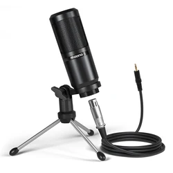 Maono PM360TR microfono a condensatore microfono Podcast microfono da 3.5mm per Computer,Laptop, telefono, scheda audio, YouTube, giochi, registrazione