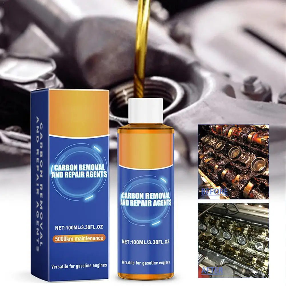 Car Engine Carbon Removal Repair Agents Powerful Cleaner Care Liquid Protectant Cylinder Decarbonization Noise Reduction Repair