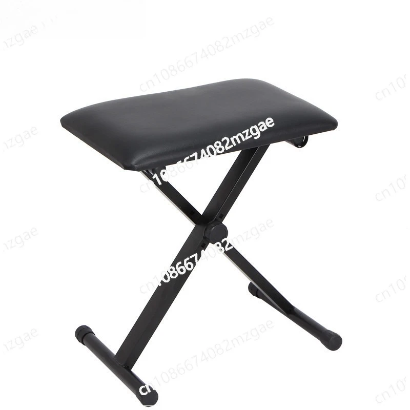 Guitar electronic piano stool can be lifted and lowered, black folding thickened children's accessories,