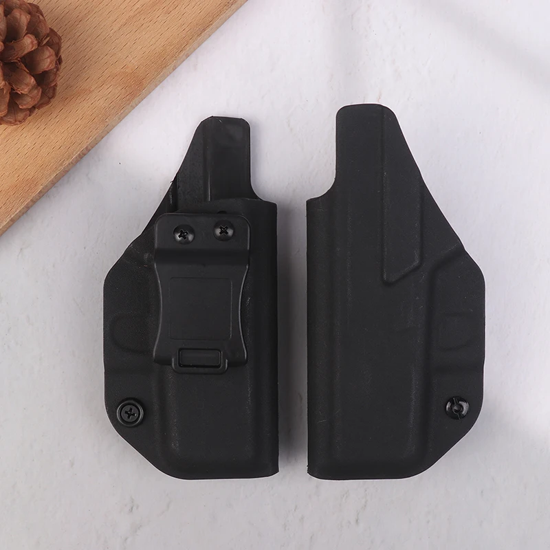 Mão direita Escondido Carry Belt Clip para G43, dentro Cintura, exterior Caça Coldre, escondido