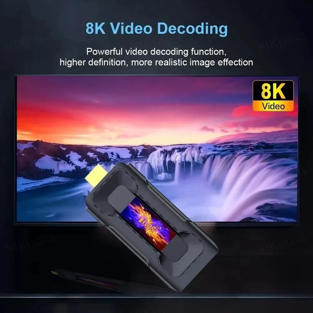 TV98 RK3528 TV Stick Android 13.0 Fire Stick Ultra HD 8K TF Card USB 3.0 2GB 16GB 2.4G&5G Wifi Voice Remote Network Media Player #4