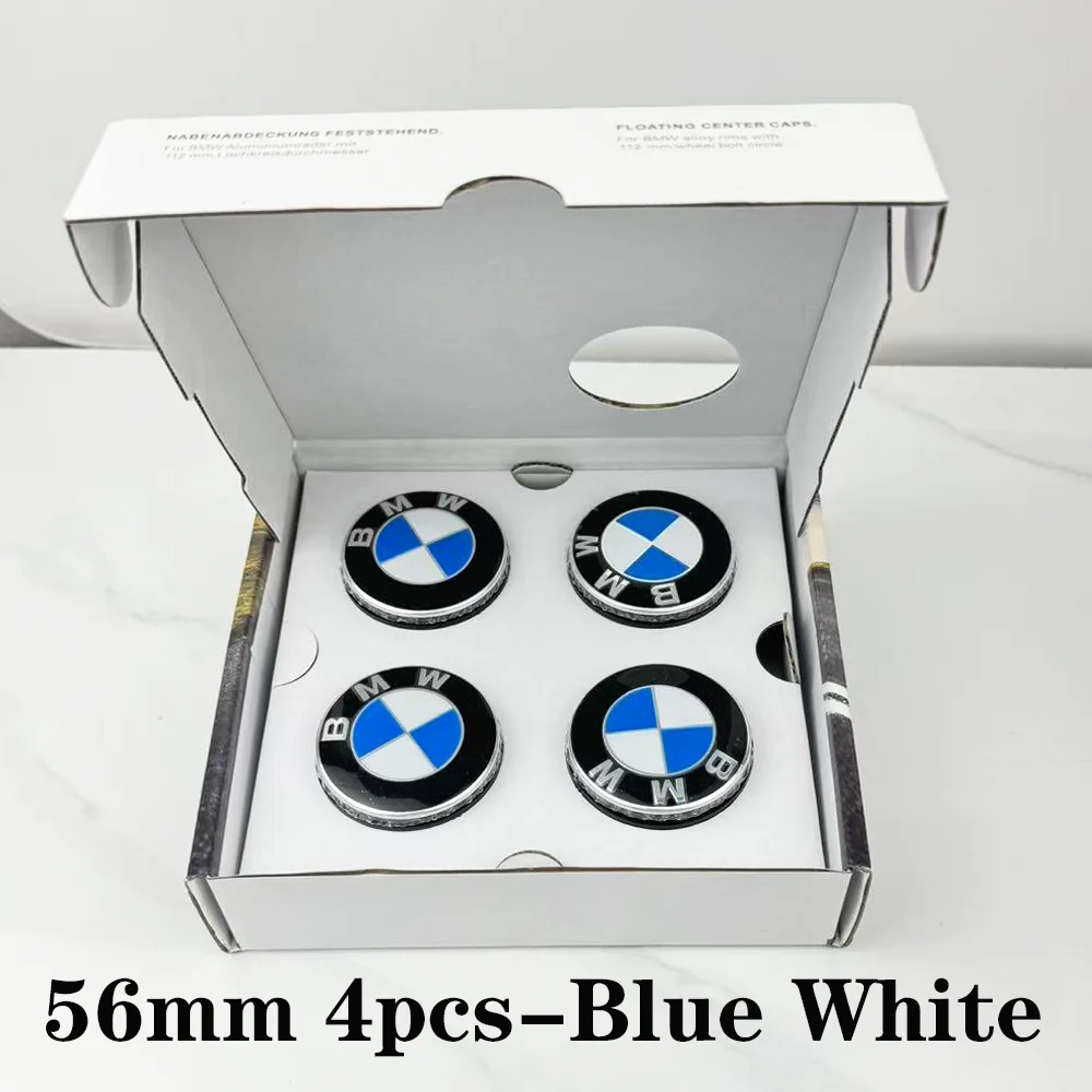 BMW M X2 X1 X3 X5 X6 X7 E60 E92 E71 E70 E46 F18 4-delige zwevende 56mm 68mm auto wielnaafkap vervangende accessoires