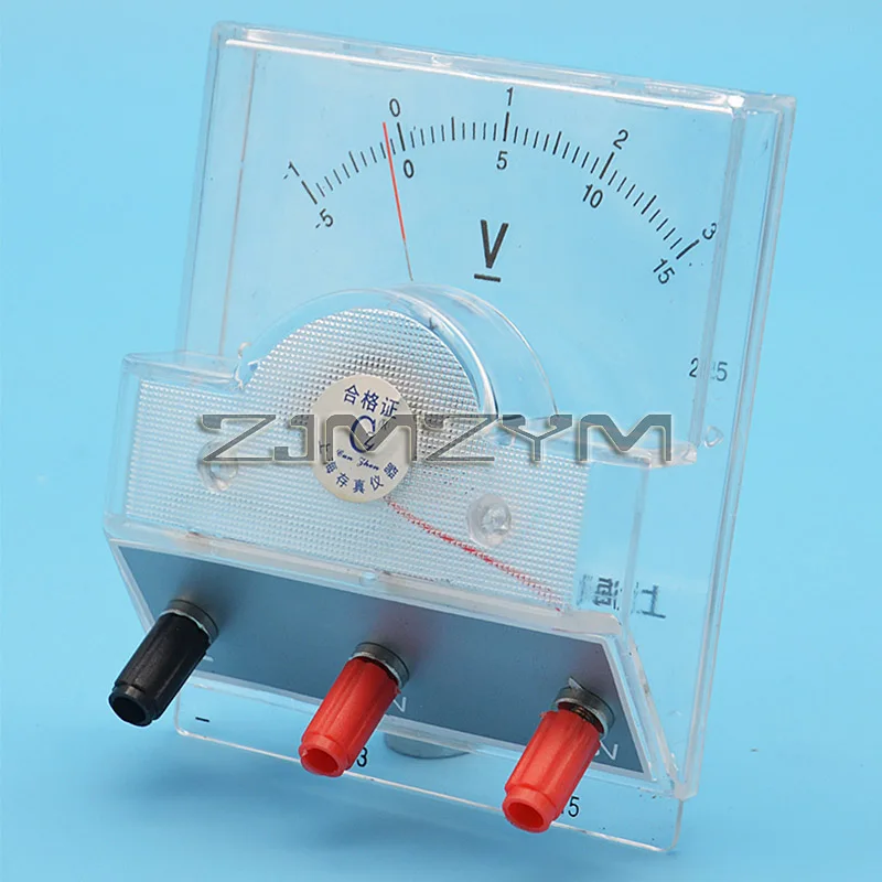 Level 2.5 Physical Projection Voltmeter 3V 15V Projection Voltmeter Physical Teaching Instrument