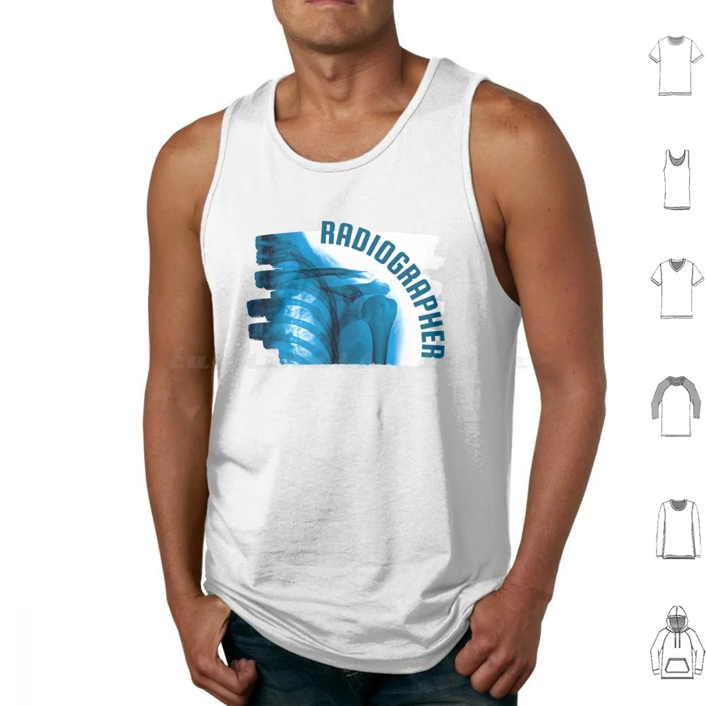 X Ray Radiographer Tank Tops Vest Sleeveless Radiology Profession Radiographer Radiation Therapist Funny Rad Tech Radiography
