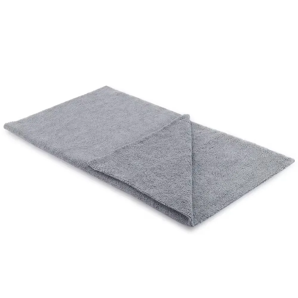 SPTA Microfiber 400*400mm Car Clean Wash Towel Gray 320GSM One-Pass Drying for Cars, Trucks, SUVs, and Home