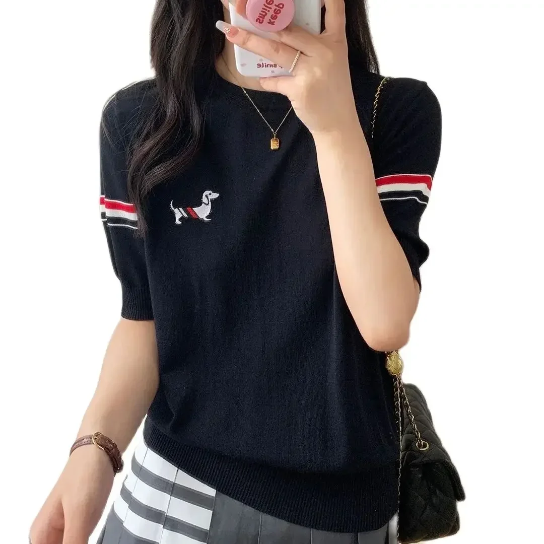 Women Summer Golf Wear 2024 High Quality Golf T-shirt Fashion Embroidery Luxury Tee Korean Golf Clothing Women Short Sleeve Top