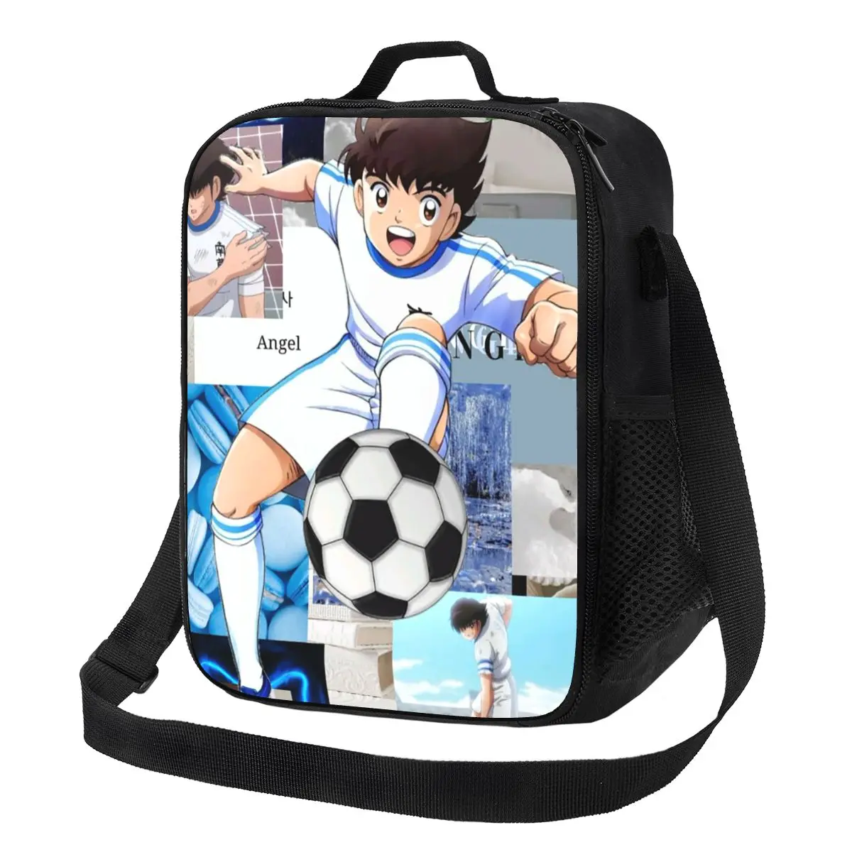 Ozora Oliver Atom Capitan Tsubasa bolsas de almuerzo caja Bento aislada bolsa de almuerzo impermeable bolsas de Picnic a prueba de fugas bolsa más fresca