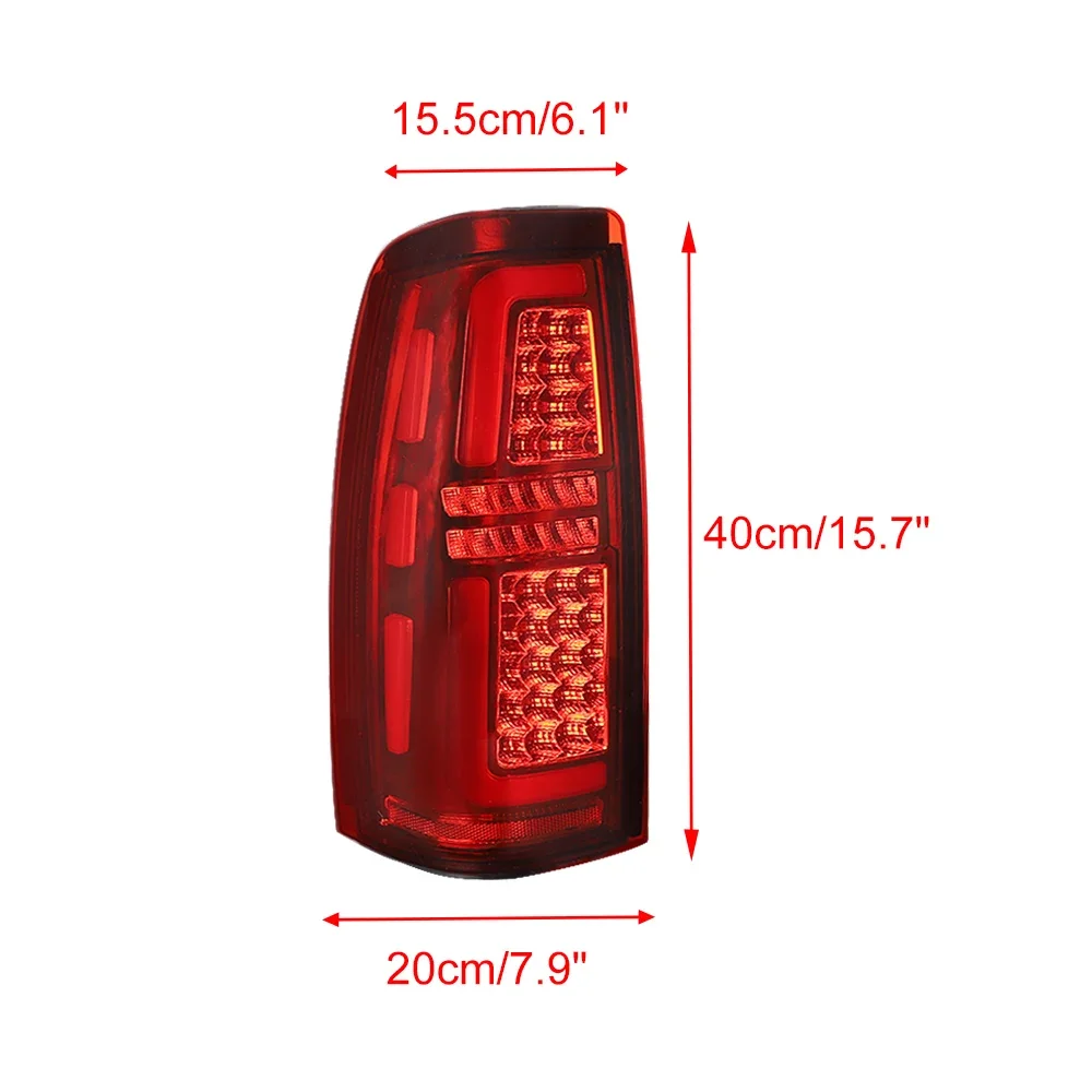 Tail Light Compatible With Chevy Silverado 1500 2500 3500 1999-2002 Driver And Passenger Side Taillights Rear Brake La