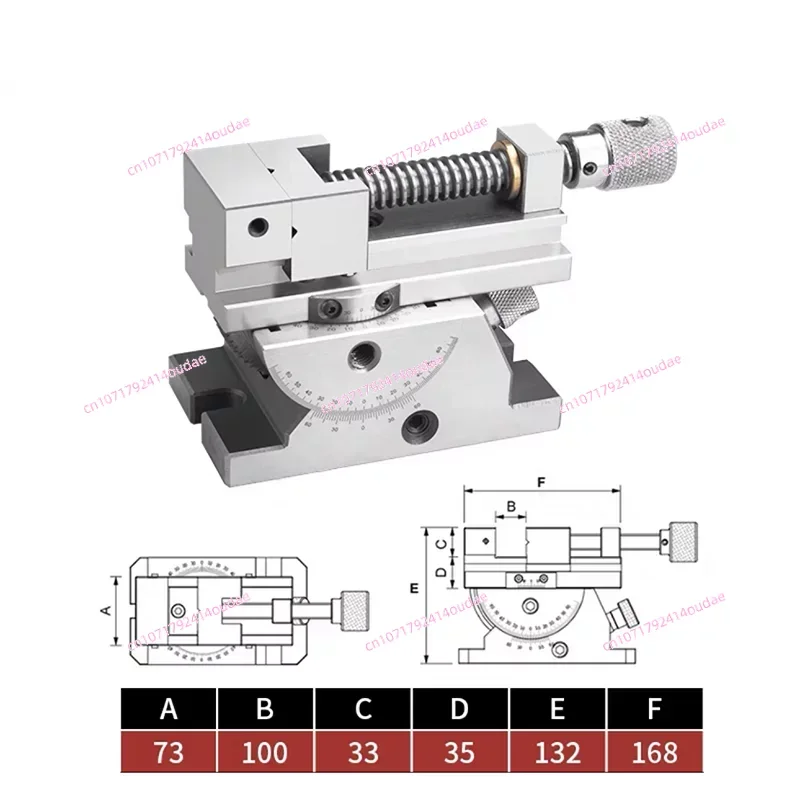 3 Inch High Precision Universal Grinder Precision Vise Screw Sine Slope Adjustable Angle Screw Tool High Precision