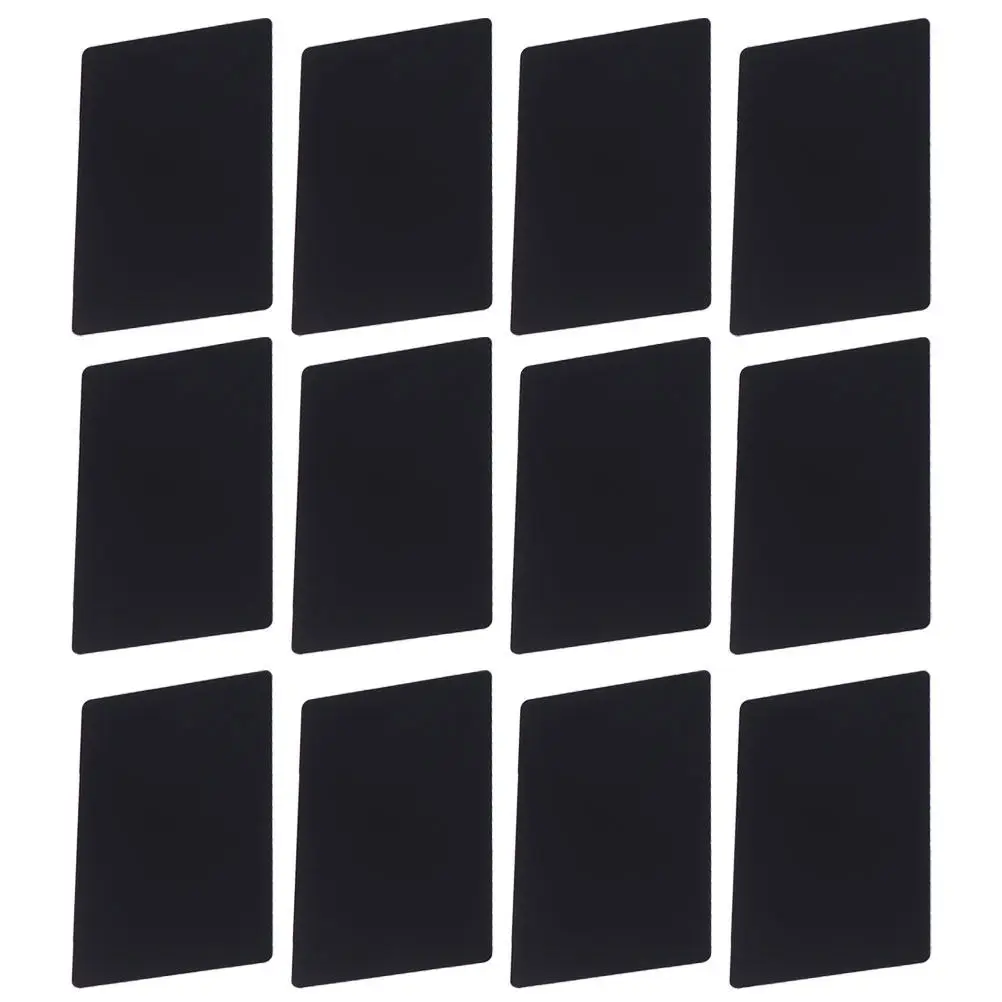 

100 шт. пустых алюминиевых металлических визиток, гладкие, для гравировки и печати, именные бейджи, членские карты, DIY визитки