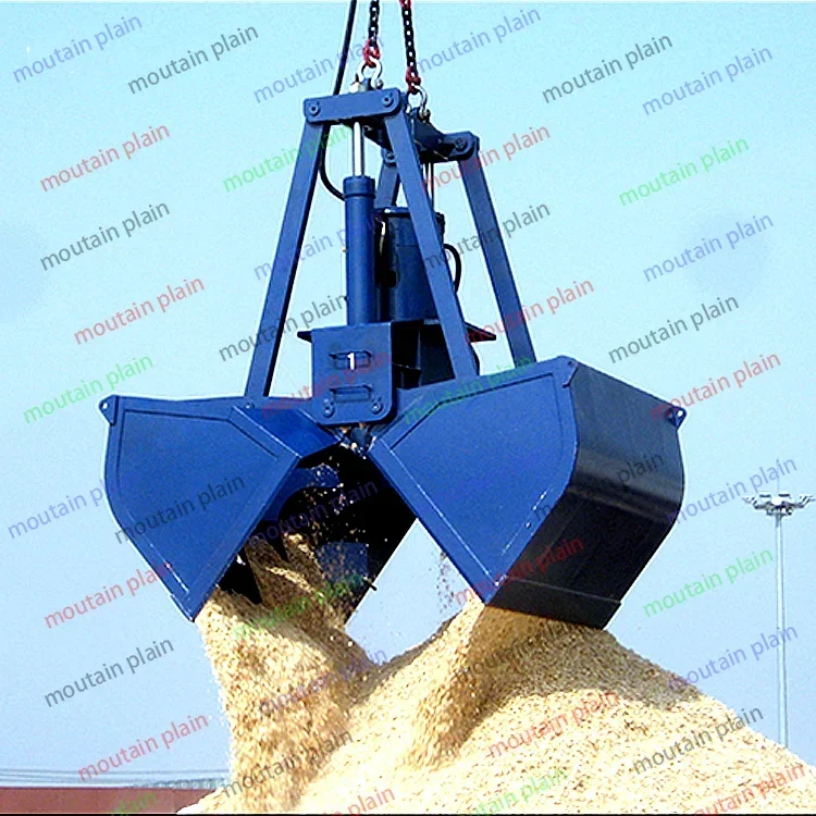 Hydraulic Crane grapple bucket Wireless control