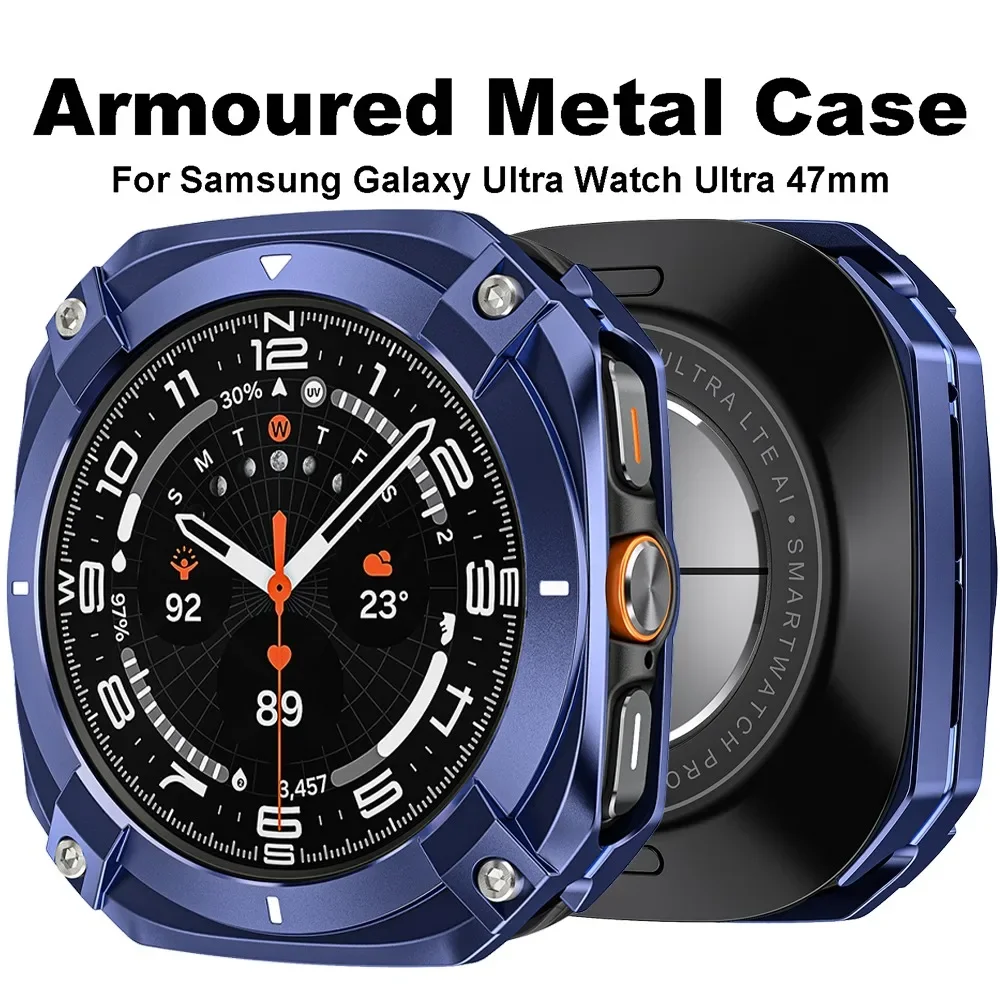 

Роскошный бронированный чехол из алюминиевого сплава для Samsung Galaxy Ultra 47 мм, защитный металлический бампер для Samsung Galaxy Ultra 2025