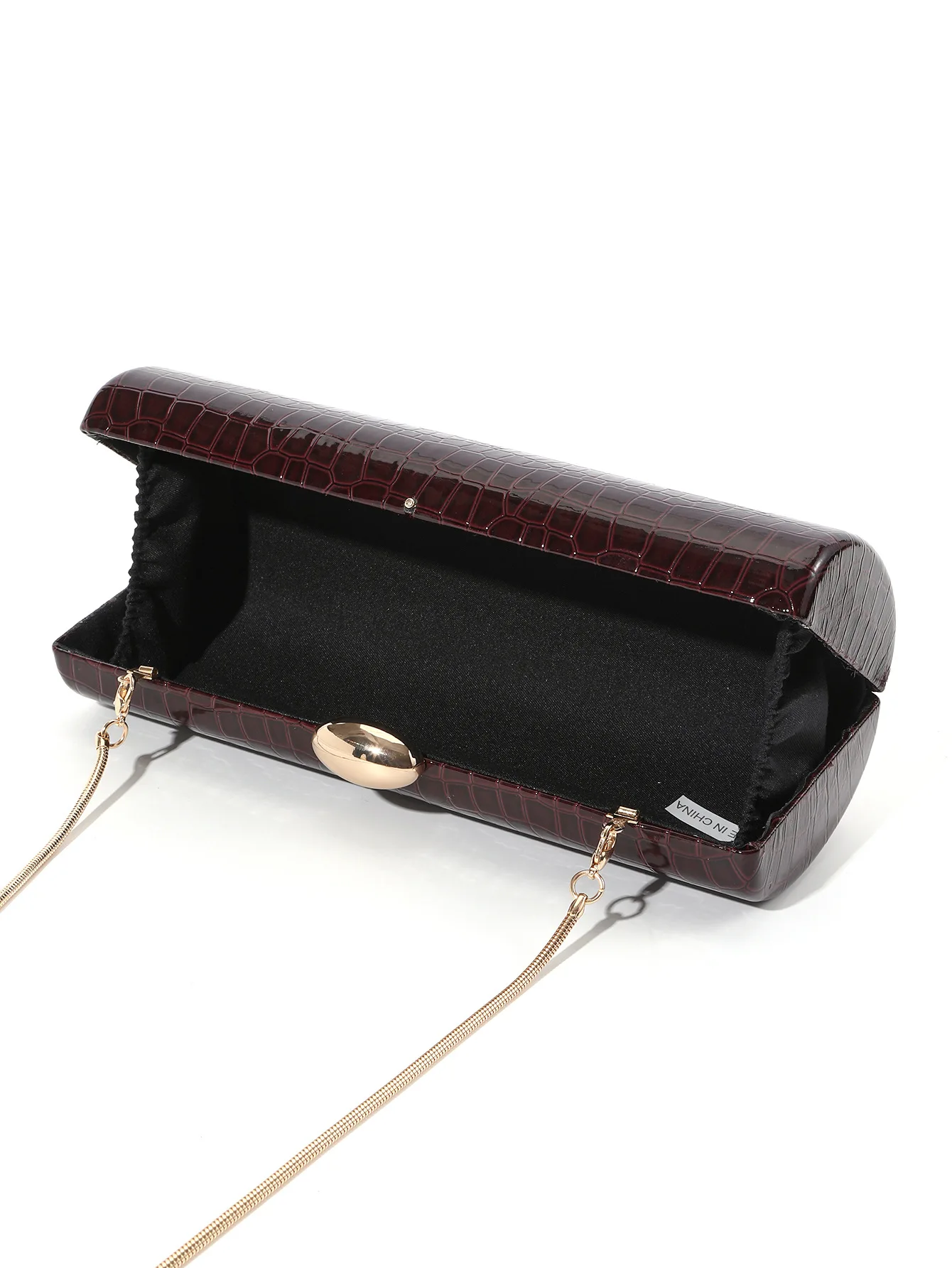 Luxury Leather Evening Bag For Women Baguette Handbag Purse Wedding Dress Party Banquet Clutch Bags Female Shoulder Bag
