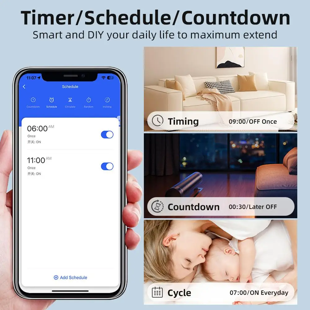 جديد Tuya Smart Life 2-gang WiFi Switch 2-way Control Timer Automation Module App/الصوت العمل مع Alexa Google Home Yandex Alice