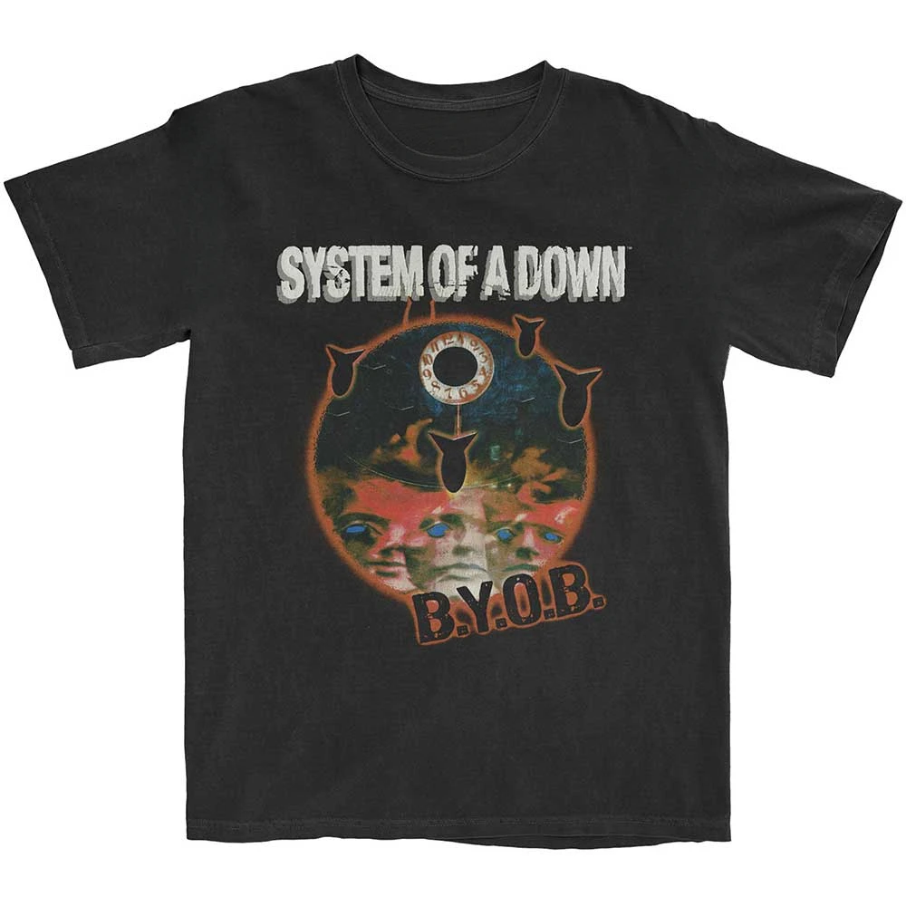 2026 New Vintage Loose Washed Tee Hot Item Two Sides Minimal Art Print Outdoor Training Casual Tops