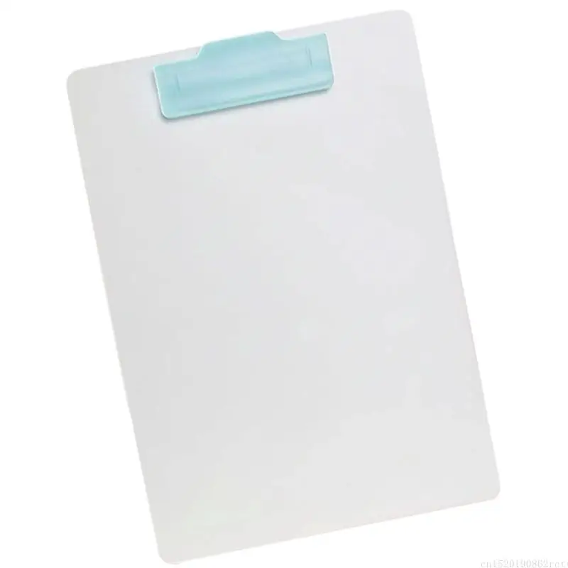 D5BB Lightweight Clipboard with Integrated Clip and Firm Backing for Organizing Loose Paper During School and Office Tasks