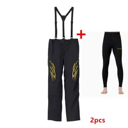 New Product, Rainstorm-proof Fishing Pants Rock Fishing Warm Suspender Pants, Quick-drying, Thin Waterproof Overalls