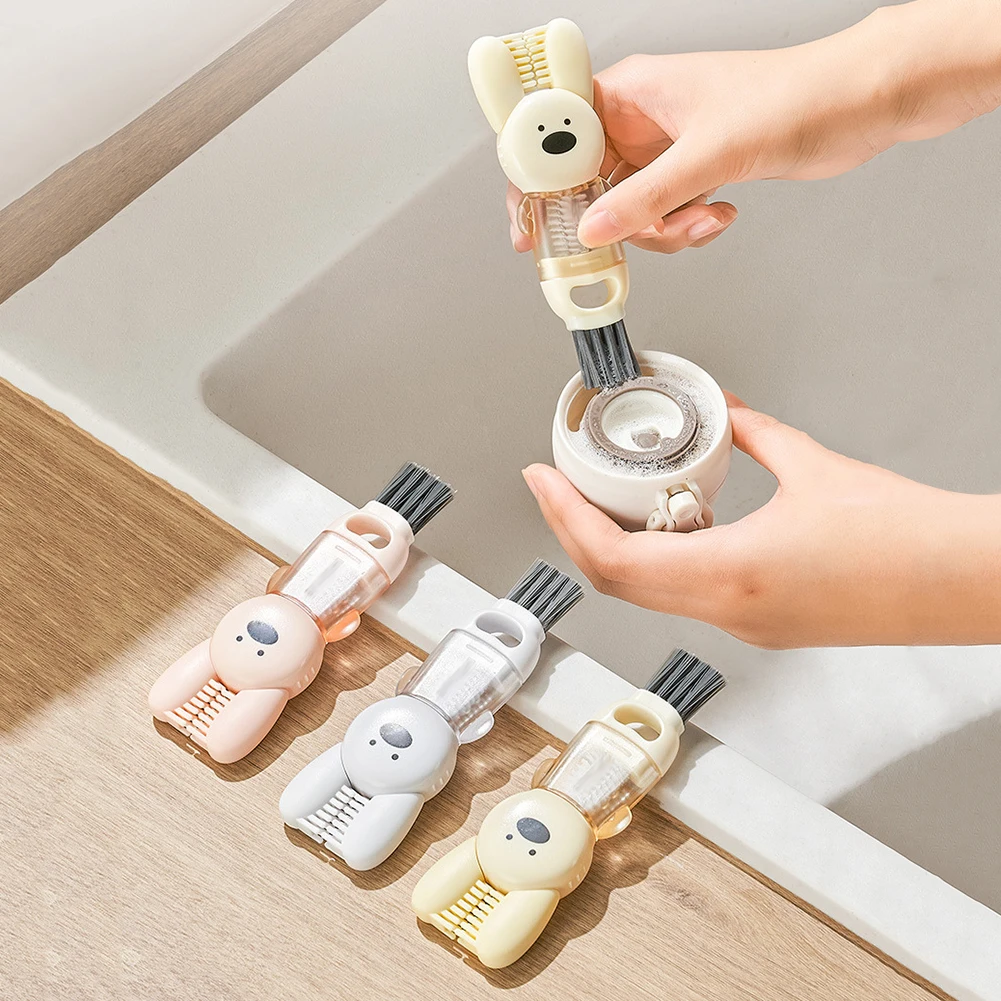 

Portable Crevice Cleaning Brush Lightweight Compact Water Bottle Cleaning Crevice Brush For Glass Vase