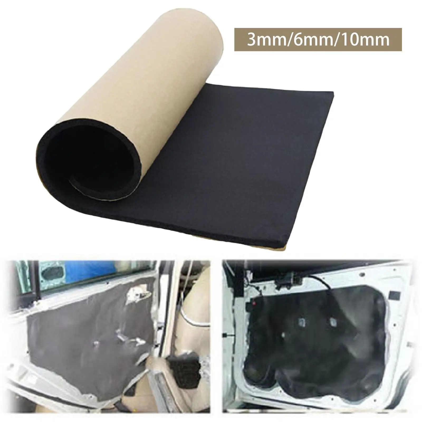 Automotive Sound Proofing Mat Rubber Plastic Insulation for Car Door Floor Tailgate Noise Reduction