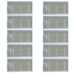 10 Pcs Vacuum Cleaner Hepa Filters for Medion MD 16192 18500 185011850X 18600 Vacuum Cleaner Parts Filter Hepa Replacement