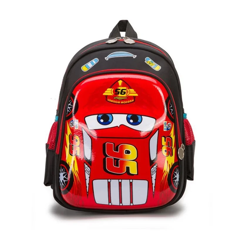 Disney Pixar Cars Backpack Orthopedics School Bags for Boy Waterproof Backps Teenager Cartoon Schoolbags Kids Christmas Gift