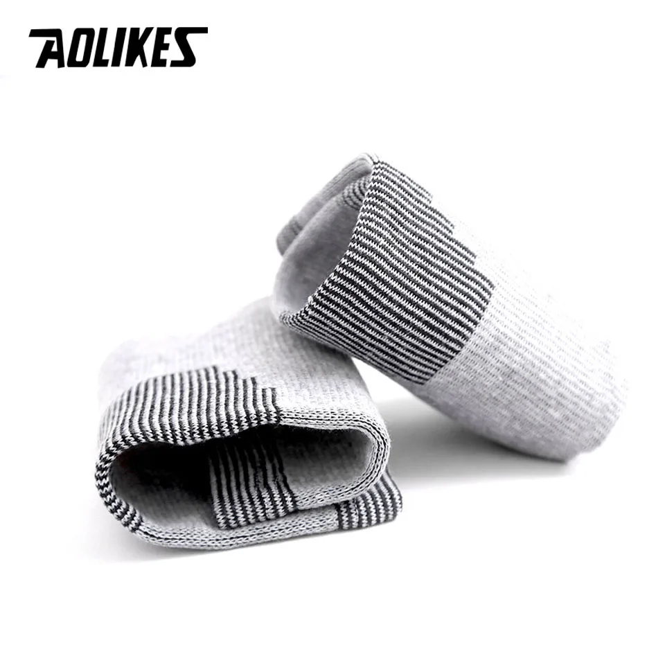 AOLIKES 1Pair Elasticated Knee Pads Knee Support Brace Leg Arthritis Injury GYM Sleeve Elasticated Bandage Ankle Brace Support