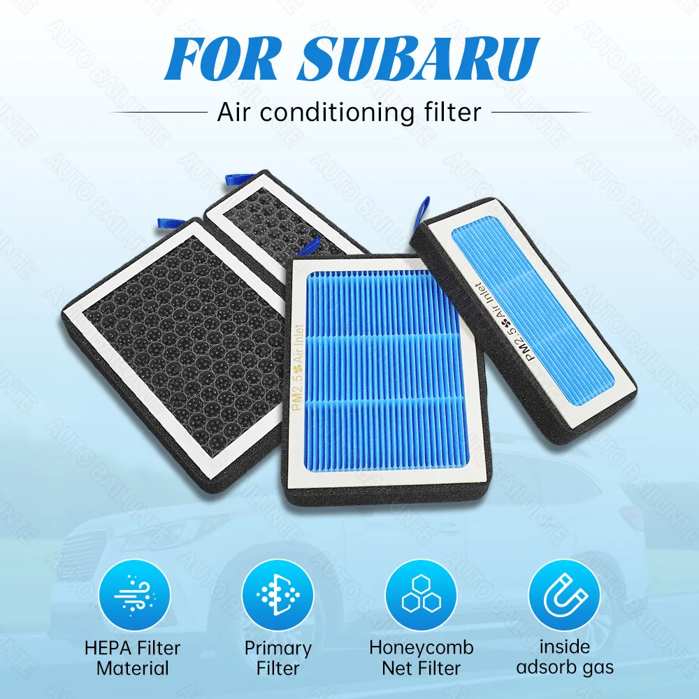 

Для Subaru Ascent Crosstrek Impreza автомобильный фильтр для салона с активированным углем, фильтрующий элемент для кондиционера, фильтр