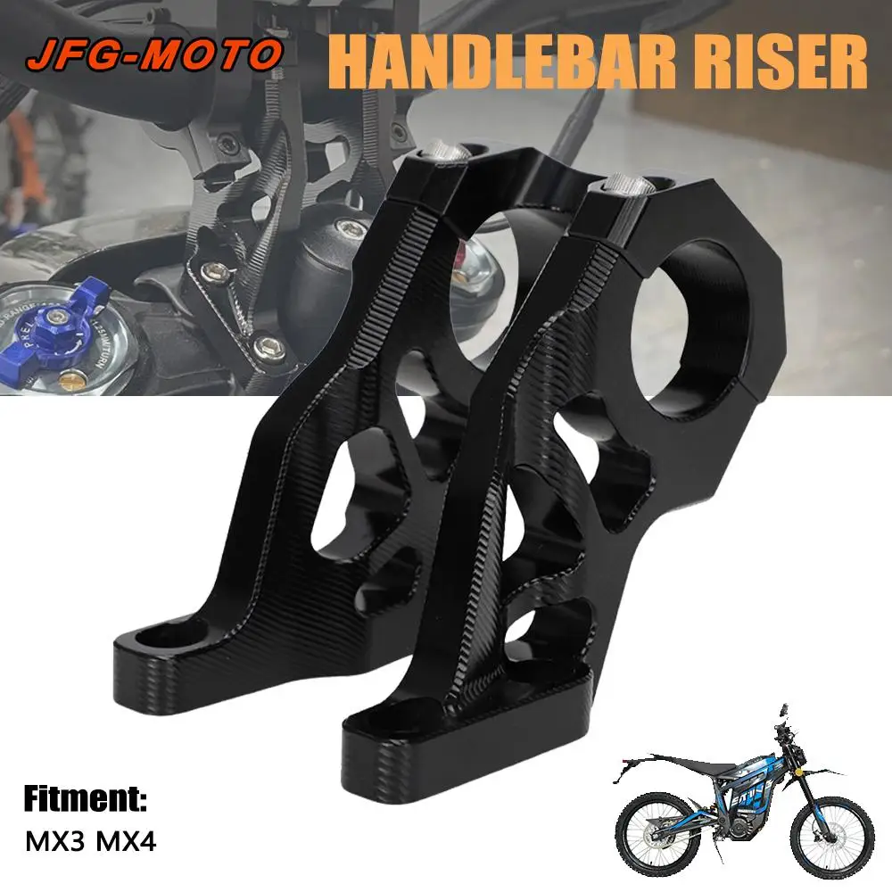 

CNC Handlebar Riser Mount Motorcycle Accessories Handle Bar Riser Mounts Bracket For Talaria Sting MX3 MX4 Electric Dirt Bike