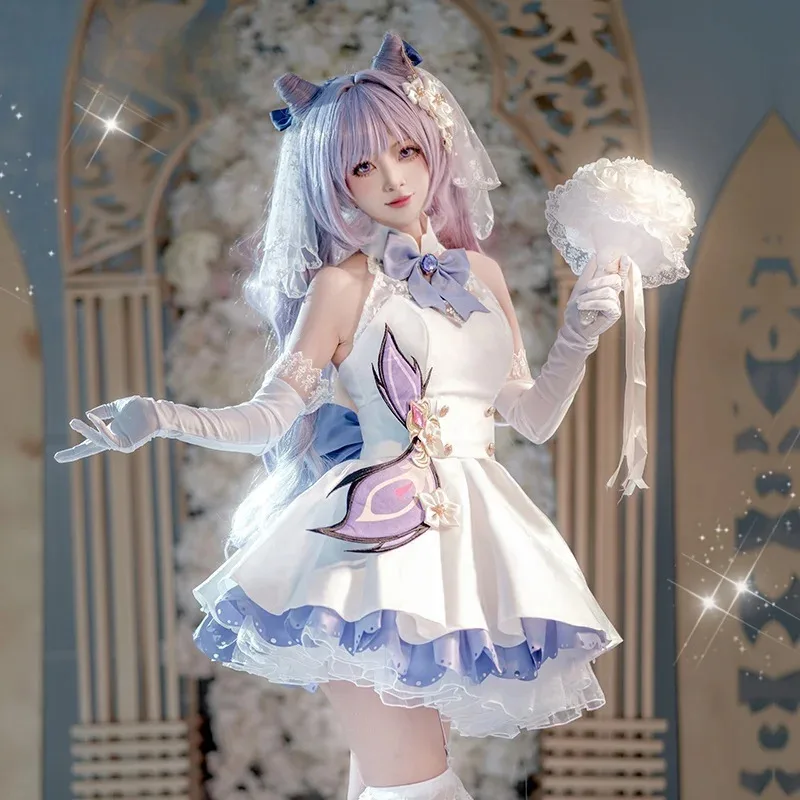 

Keqing Косплей Костюм Хэллоуин Рождественский фестиваль Вечеринка Comic Con Аниме Игра