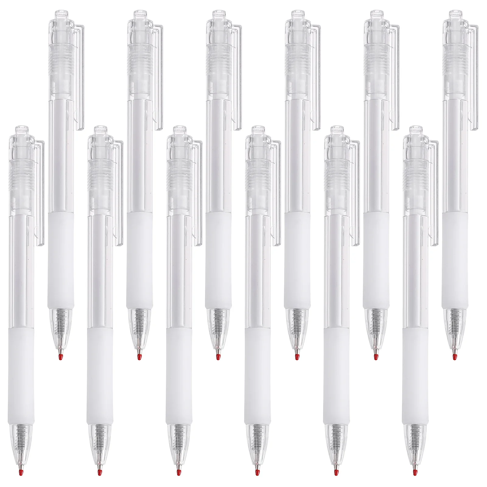 

12Pcs 0.5mm Click Type Neutral Gel Pens Smooth Writing Black Ink School Office Use Click Type Gel Pens Student Stationery