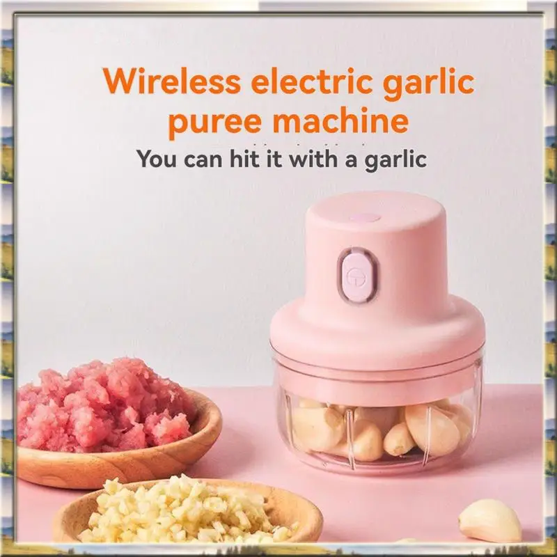 

AA46 Горячая мини-бытовая электрическая давилка для чеснока, блендер для пищевых добавок, мясорубка для приготовления пищи, новая давилка для чеснока