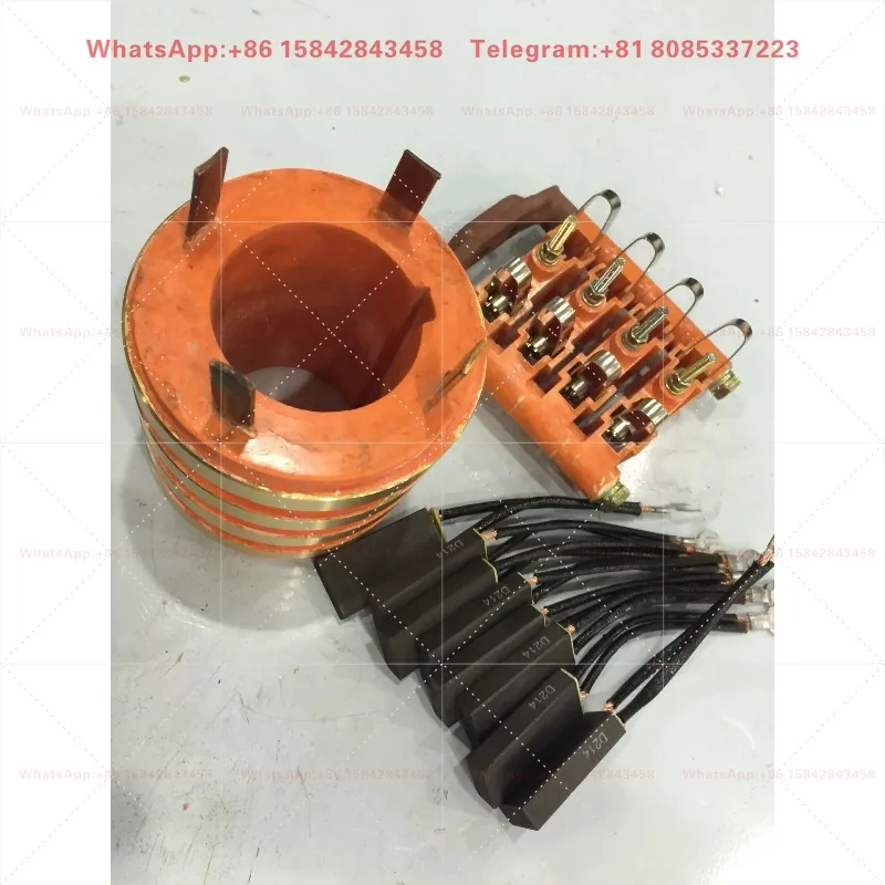 4 Circuits 4 Way Copper Slip Ring ID50/55/60/65 OD110 H110 Conductive Collector Ring