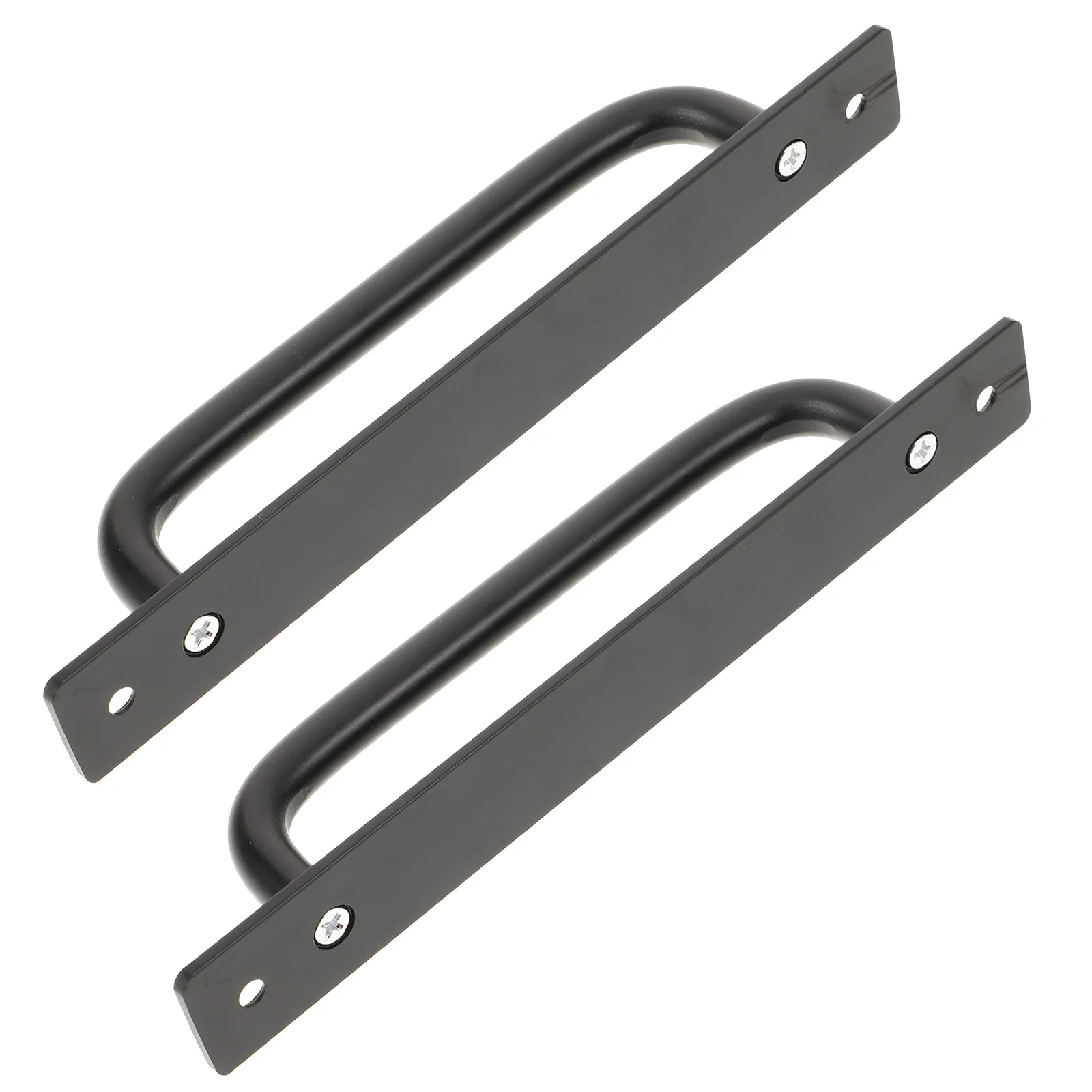 

2pcs Aluminum Alloy Door Handle Modern Design Easy Installation For Kitchen Bathroom Cabinet Interior Door Replacement Barn