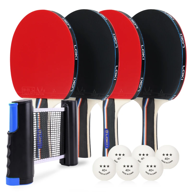 

Professional PingPong Training Game Custom Pingpong Racket Portable Table Tennis Set for Outdoor or Indoor